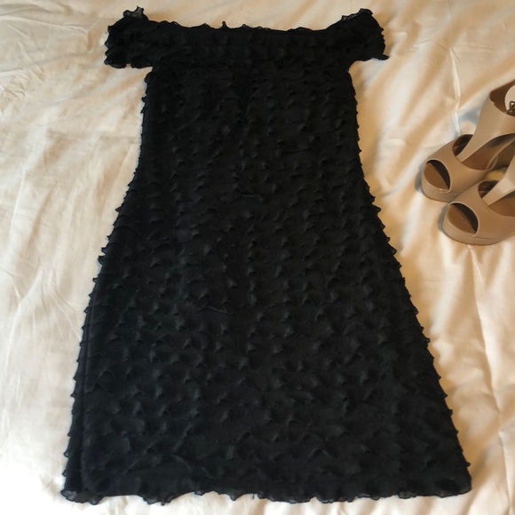 Nordstrom Dresses & Skirts - Nordstrom off the shoulder black cocktail dress